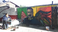 Mural artystyczny "Konstantynów Łódzki dla Niepodległej"