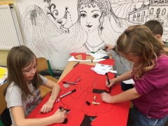 Artystyczne "Mikołajki" na kole plastycznym